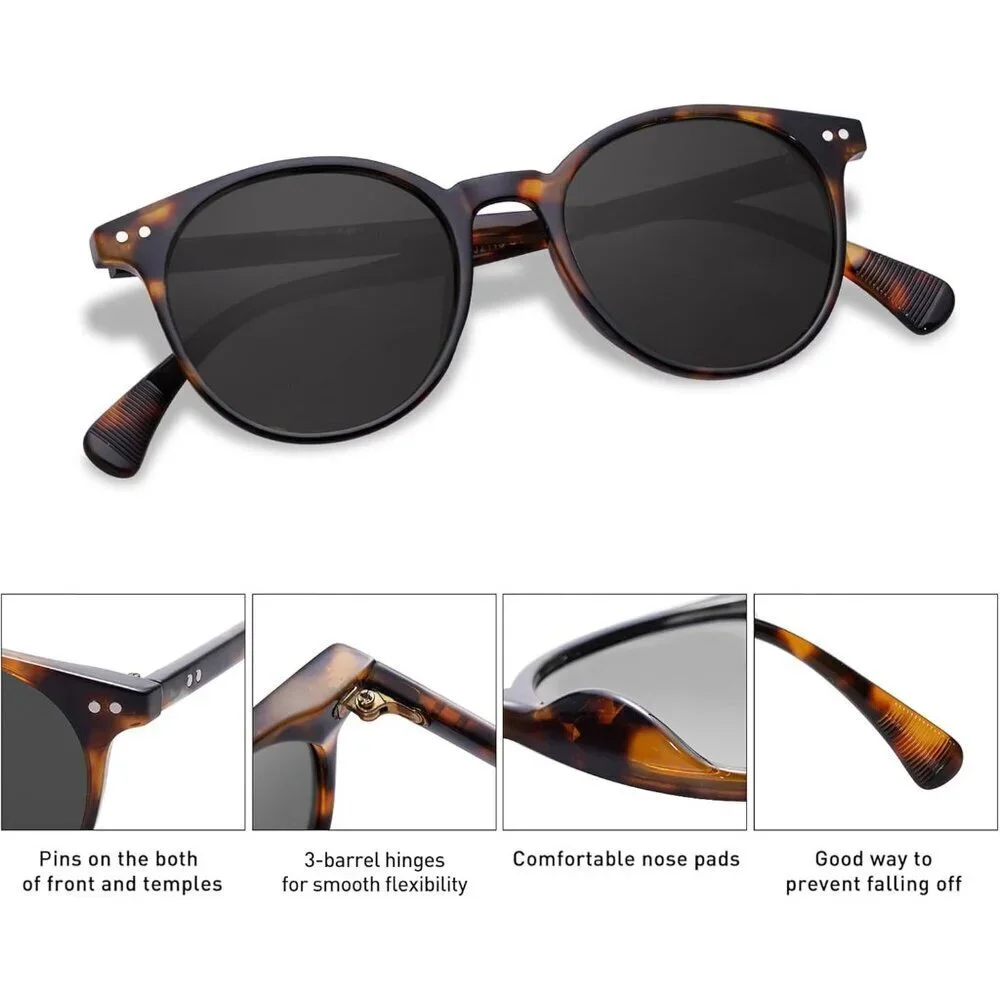 Classic Polarized Sunglasses Women Men UV400 Protection Vintage Style